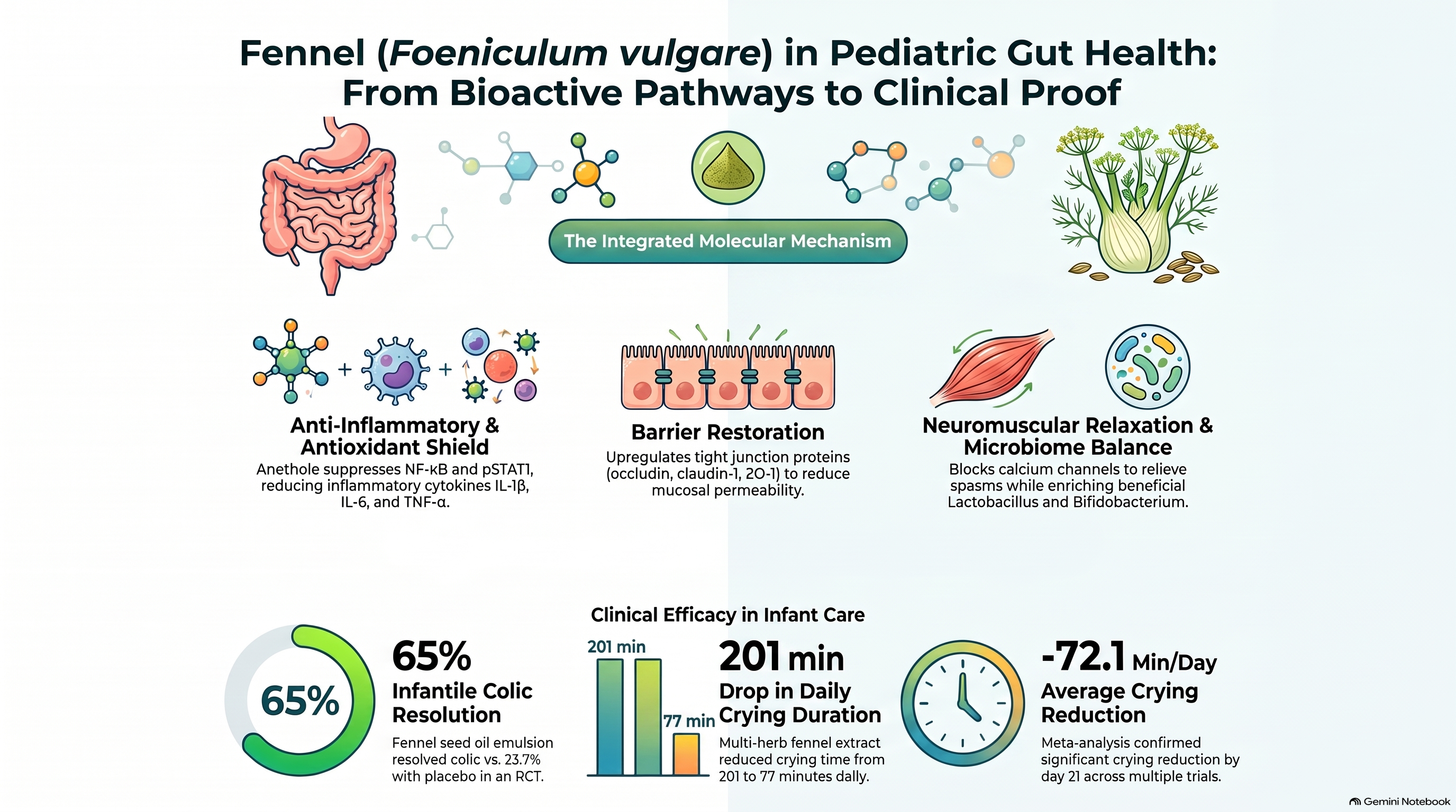 Fennel in Pediatric Gut Health